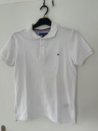 Tommy Hilfiger Poloshirt weiss Grösse S Top zustand