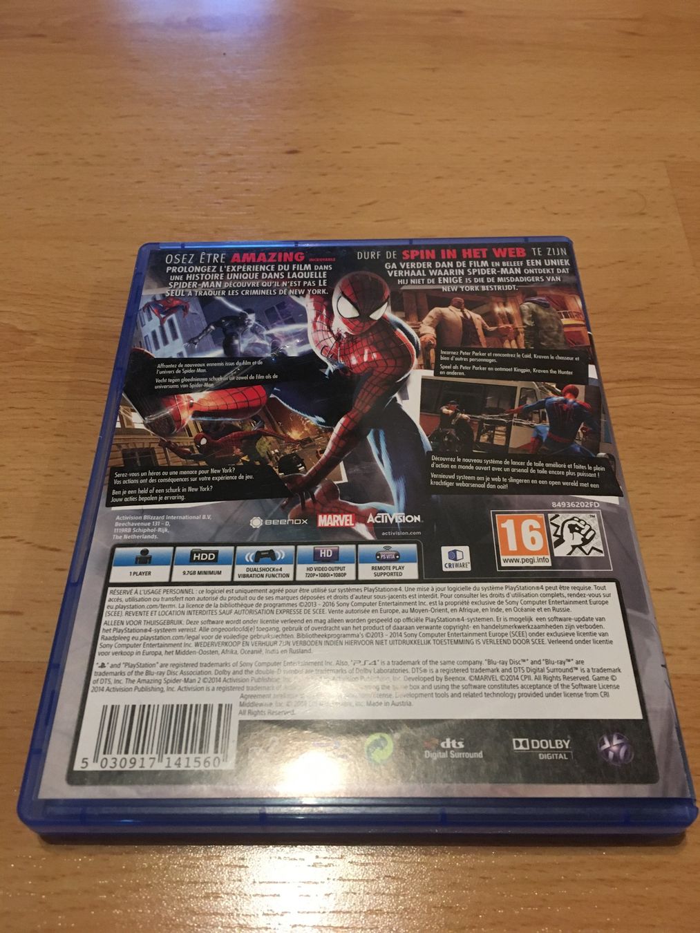 Sony Giochi: Amazing Spider-Man 2 Français PS4 – Usato da Morges venduto da rob_m36 1