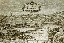 GABRIEL BODENEHR (German, 1673-1765) Luzern Kupferstich 1730