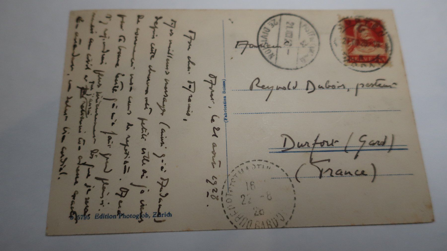 Cartoline postali: Murten Morat 1928 – Usato da Cormoret venduto da Pascalll2001 4