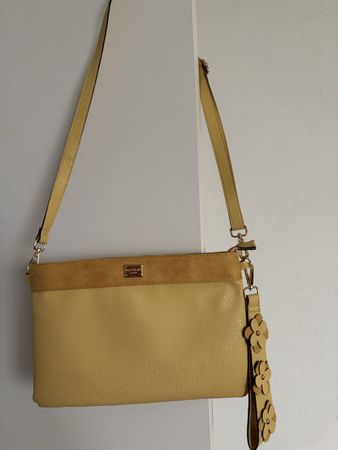 Marke Handtasche Naj-Oleari, Gelb, Neuwertig, Top Zustand!
