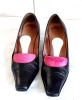 Damenschuhe Leder Schwarz 36