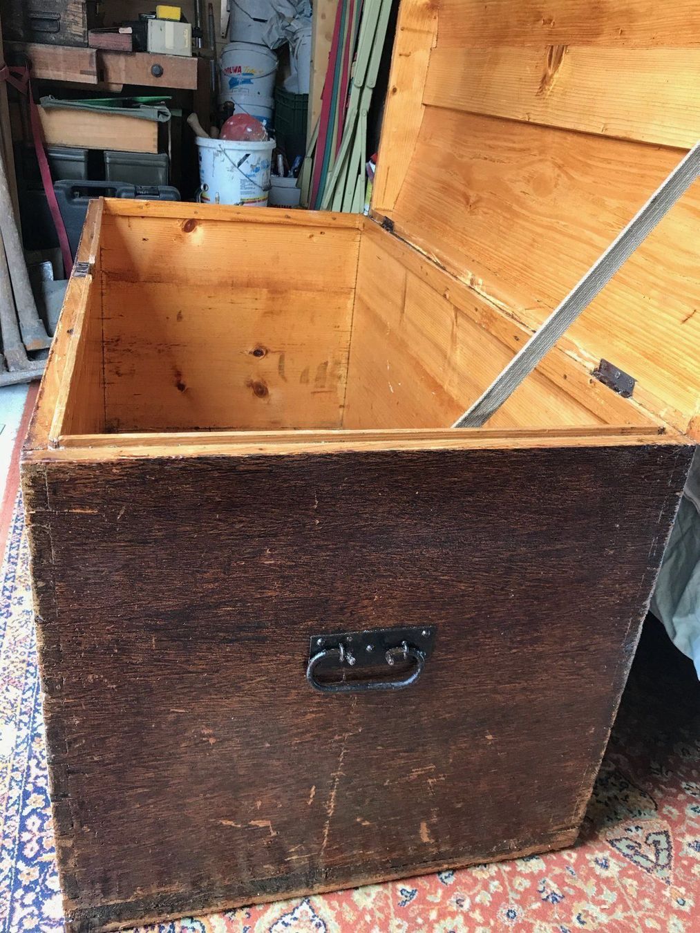 Cassapanche: Grande malle en bois – Usato da Ste-Croix venduto da BuffetSC 7