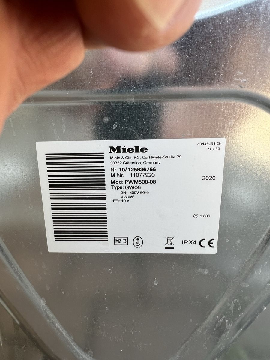 Miele Waschmaschinen: Miele Professional PWM 508  – Gebraucht aus Winterthur von leo_bt2x 2