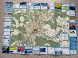 Schaffhausen Stadtplan - Top Zustand für Sammler!