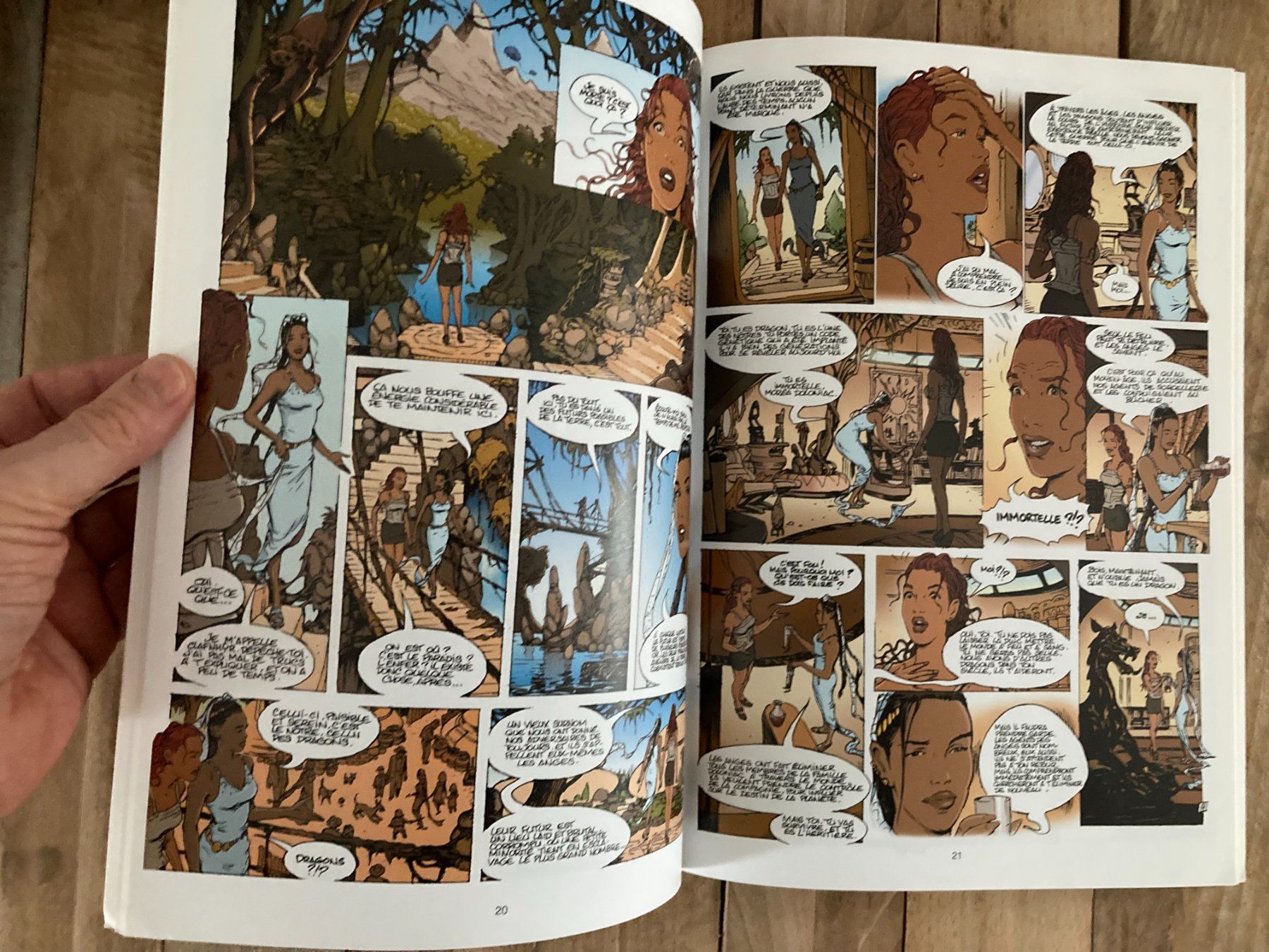 Fumetti: Arleston-MOREA- T1-Le sang des anges – Usato da vaumarcus venduto da Nicolasorel 5
