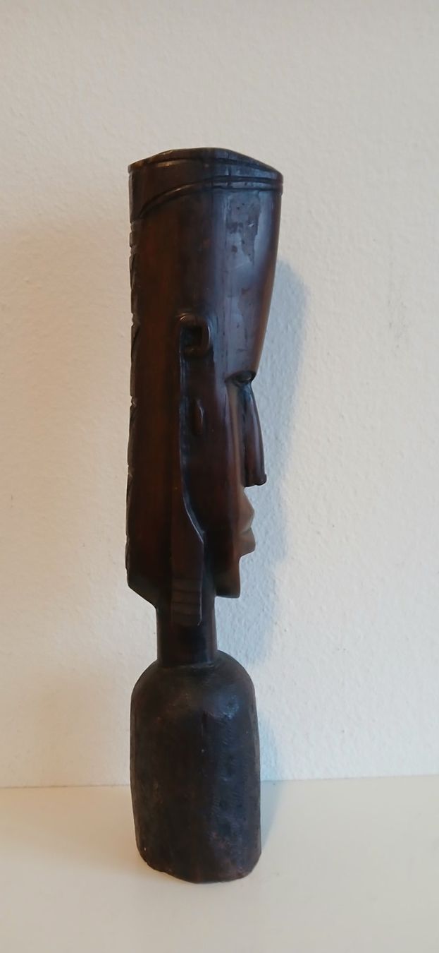 Skulpturen & Statuen: Vintage Skulptur Kopf Holz Afrika – Neu (gemäss Beschreibung) aus Greifensee von Foxglove 2