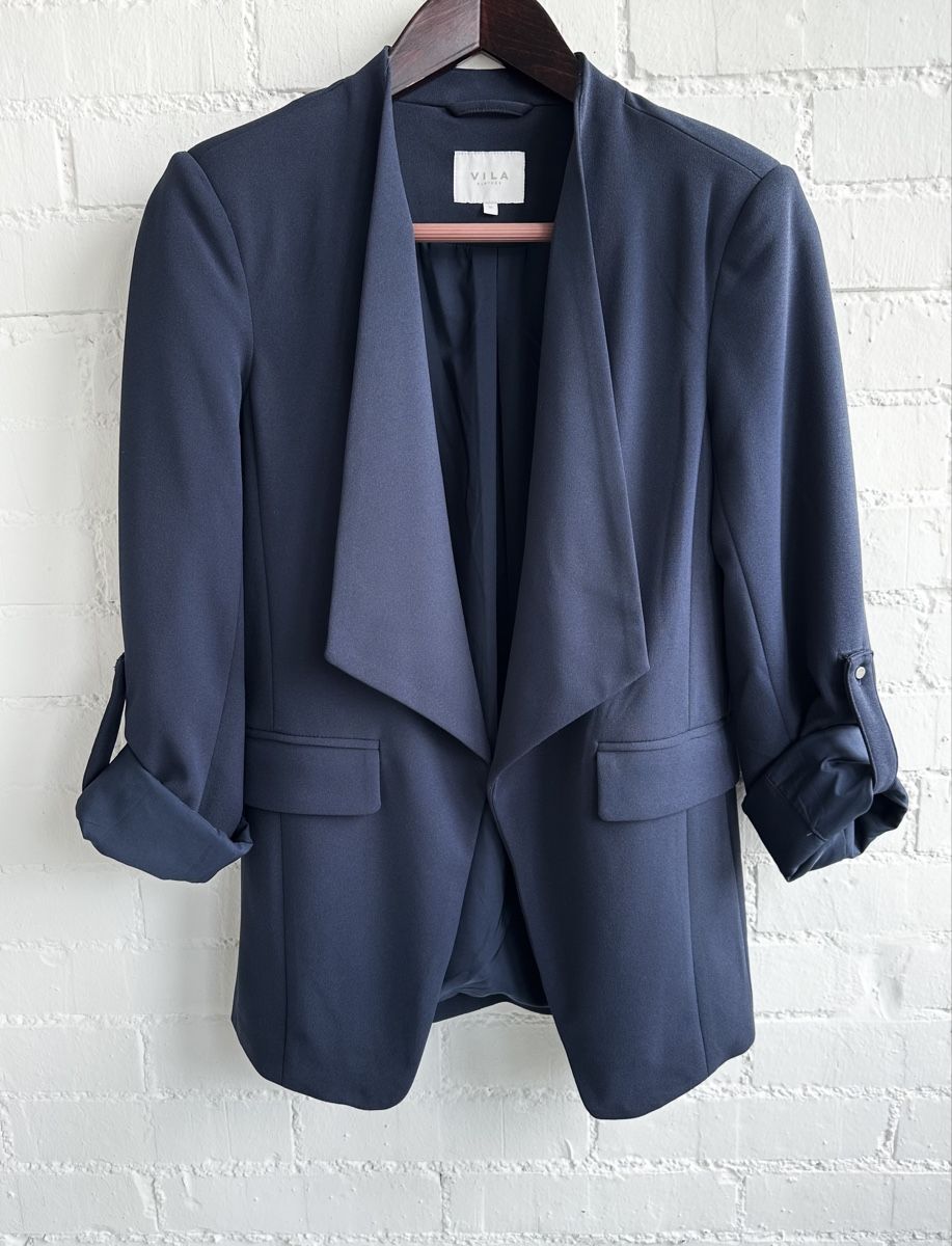 Vila Giacche: VILA Damen-Blazer in Dunkelblau / Gr. 36 – Usato da Bern venduto da Fraeuleinhonig