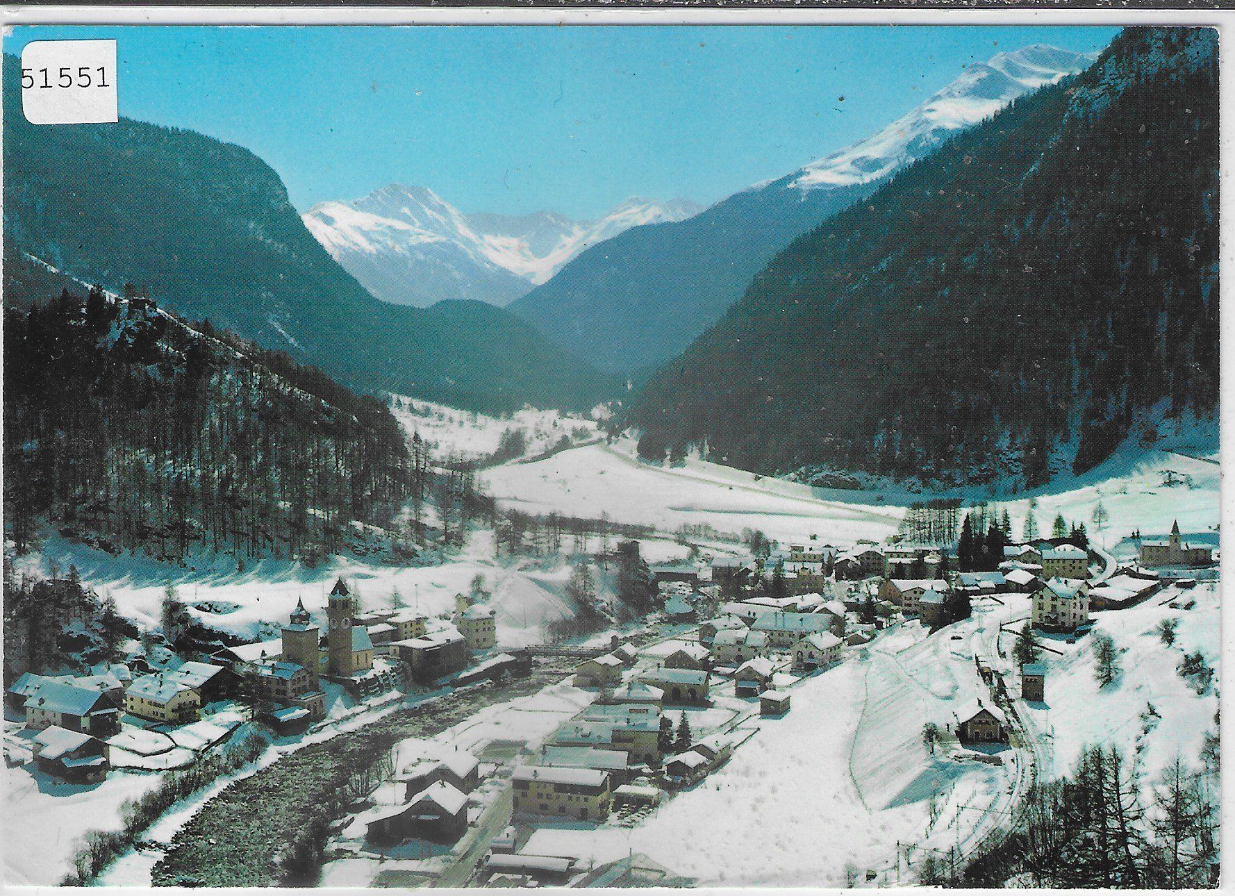 Cartoline postali: Susch im Winter – Usato da Ettingen venduto da Kartenplanet