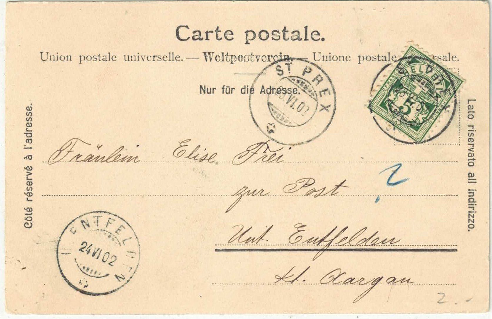 Cartoline postali: Temple de St. Prex – Usato da Ettingen venduto da Kartenplanet 1
