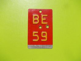 Velonummer / Fahrradnummer BE 59