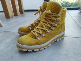 Tamaris Schnürstiefel gelb Grösse 40