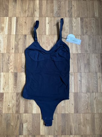 Creamy Fabrics Bodysuit Navy Blau Grösse L neu