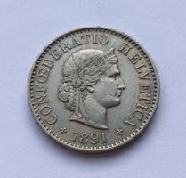 1891 5 Rappen vz+