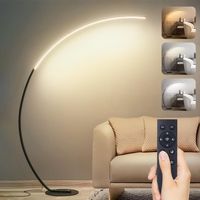 Stehlampe Dimmbar Bogenlampe Wohnzimmer 25W Stehleuchte