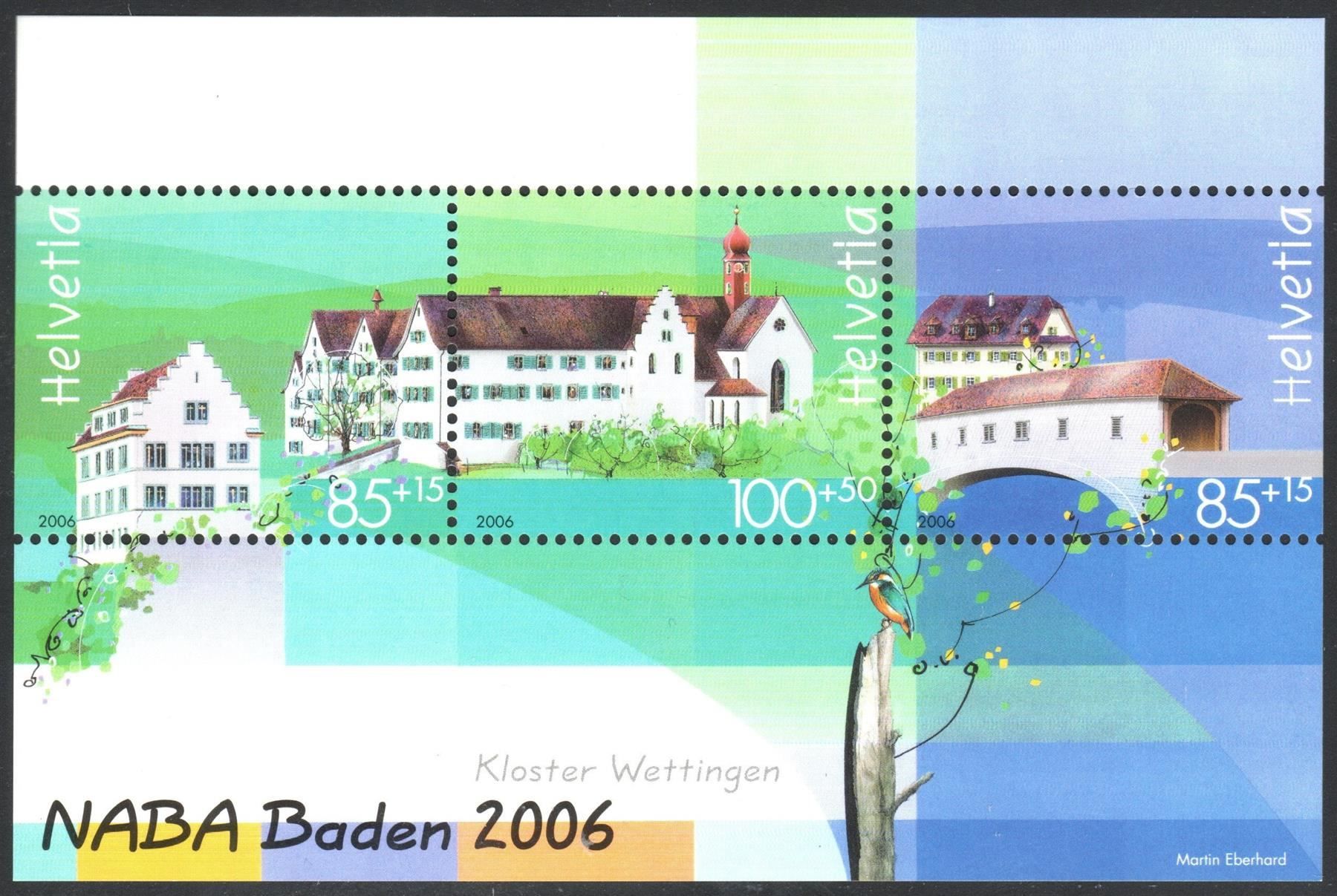 Tous les timbres: NABA Baden 2006 + Abart ** – Neuf avec emballage d'origine à Zürich par Alain-Phila 1