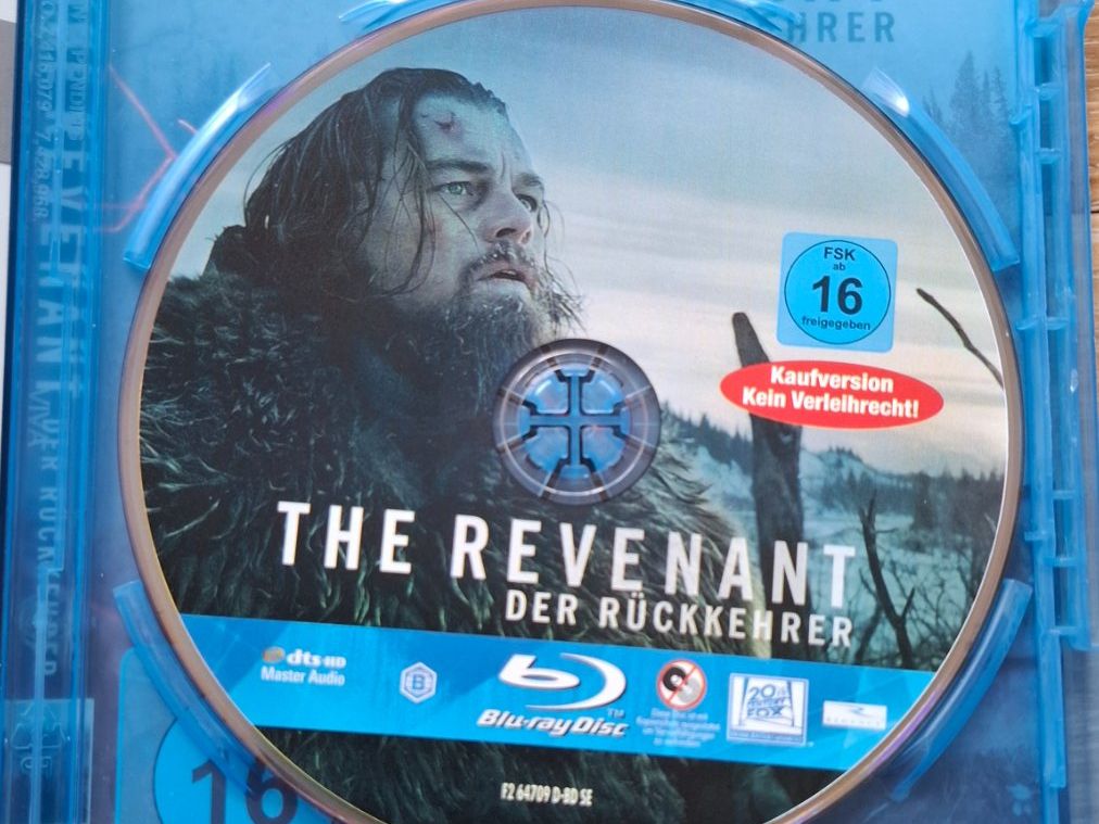 Tutti i DVDs: Blu-Ray-Disc: The Revenant - Leonardo DiCaprio – Usato da Nussbaumen AG venduto da yan_zdf8 2