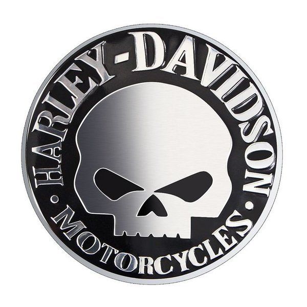 Sticker: Sticker Alu Harley Davidson Skull – Nuovo e nell'imballaggio originale da Allens venduto da MADE.IN.ROCK.N.ROLL