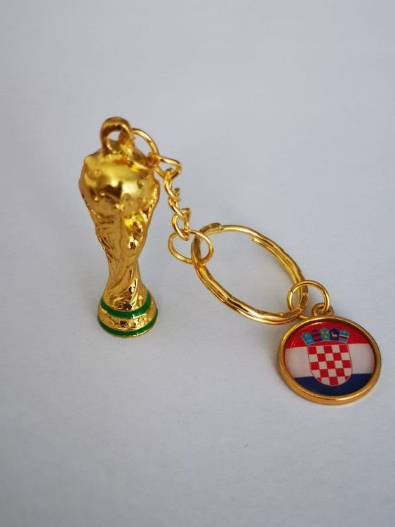 Fussball Fanartikel Schlüsselanhänger WM Pokal Kroatien Kaufen auf