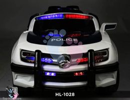 Elektro-Kinderfahrzeug Polizei Schwarz HL1028