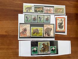 diverse Länder Lot Wildtiere  gest.+ **  (A1002)