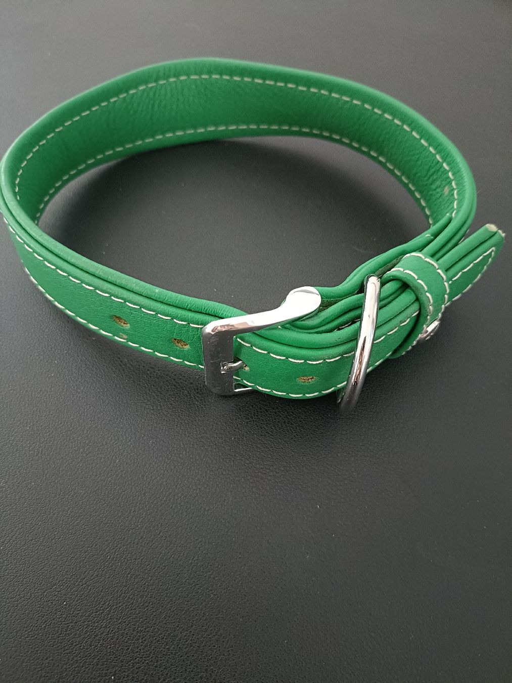 Guinzagli & Collari: Hundehalsband Leder – Nuovo (secondo la descrizione) da Bergdietikon venduto da Bico01