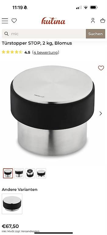 Porte: BLOMUS Türstopper, 2 Stk. – Usato da Hofstetten SO venduto da Katharina_Nina_Nina 2