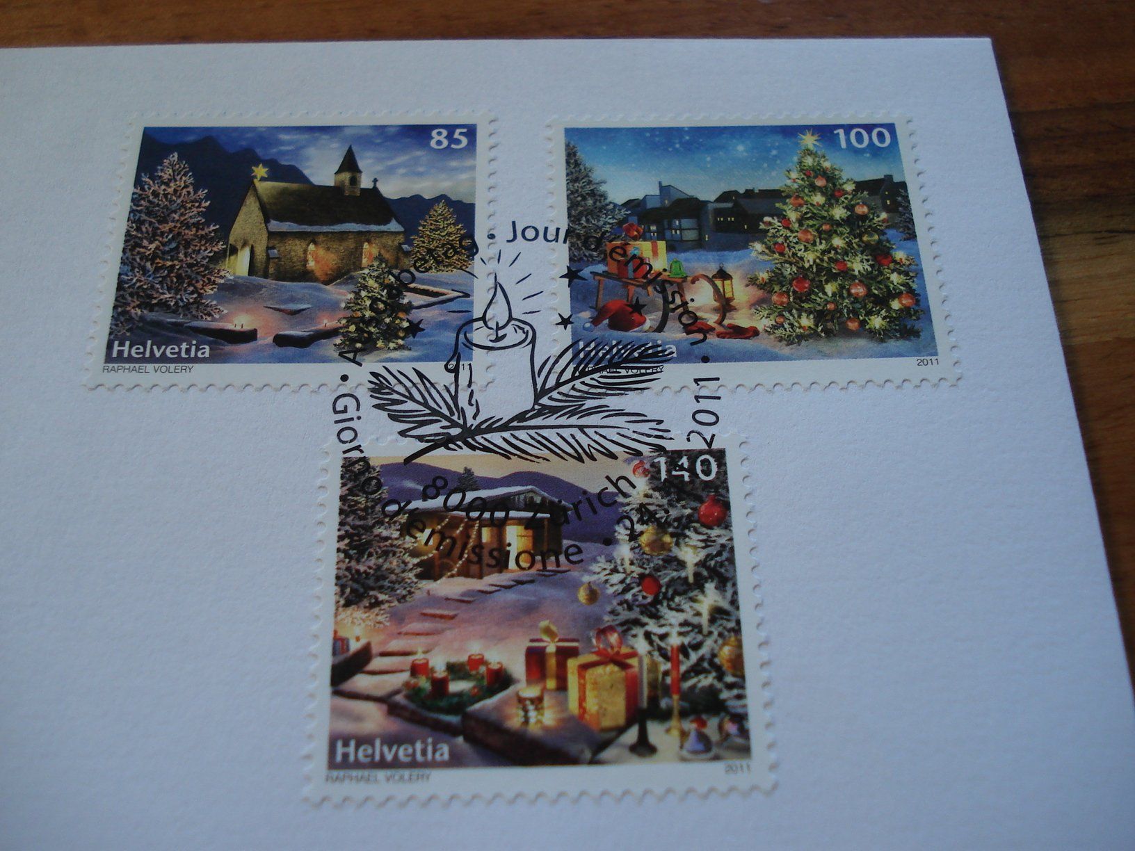 Tutti i francobolli: Schweiz 2011, Set FDC , 20 Belege – Usato da Niederwil AG venduto da morostahu