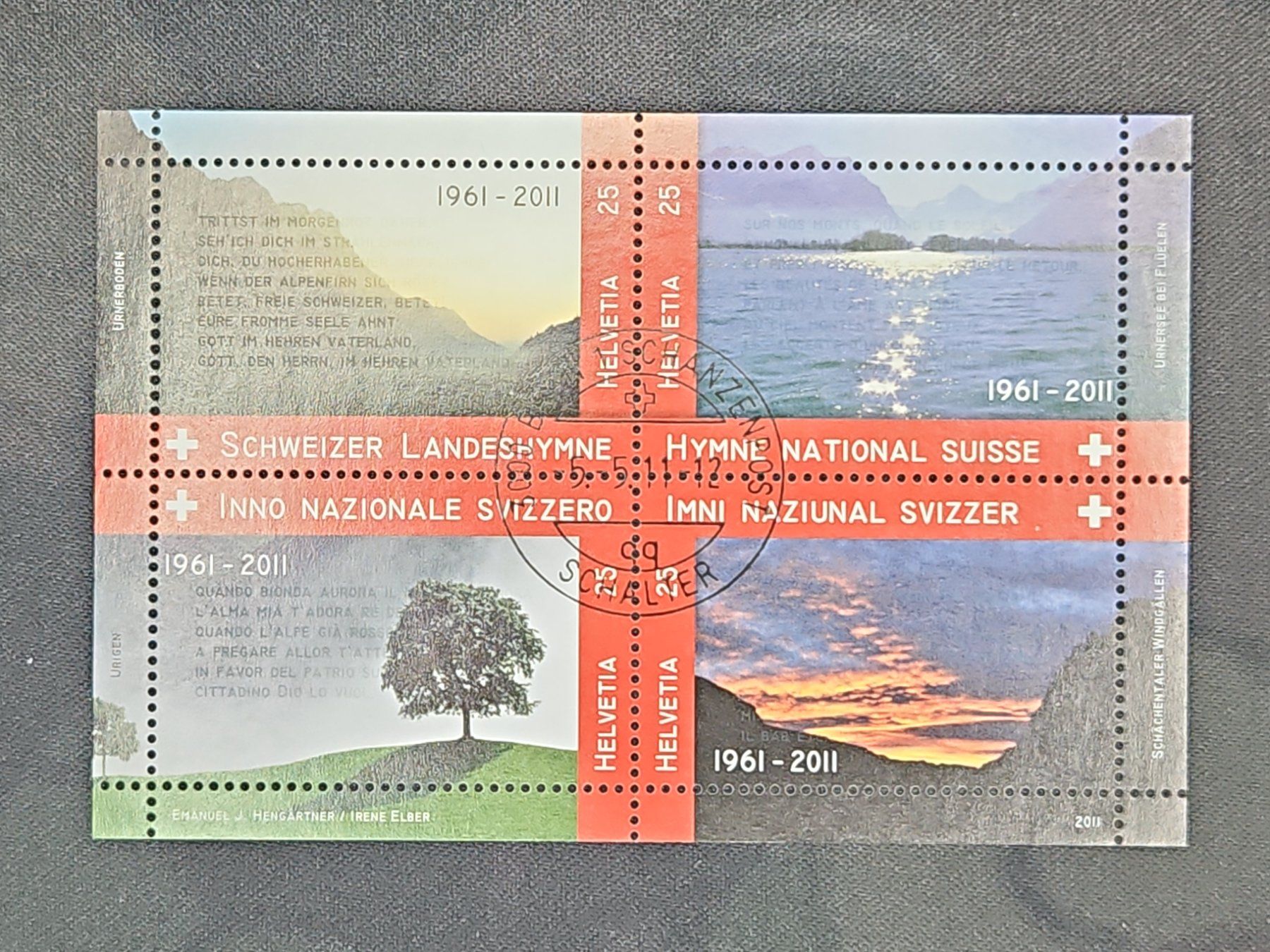 Tutti i francobolli: CL01 Bloc Timbre Suisse 2011 – Usato da Cousset venduto da Patrick_Collections