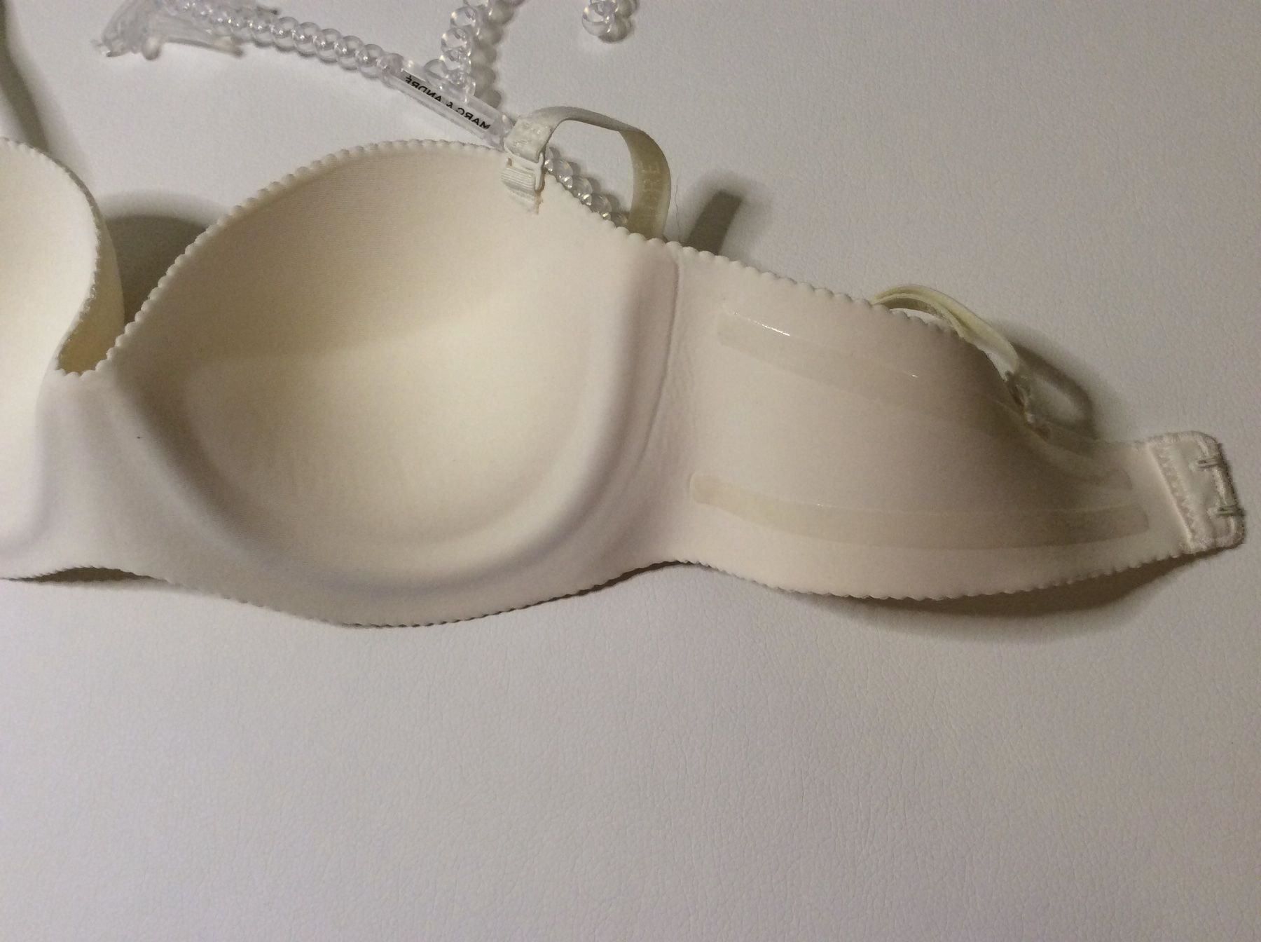 Altra biancheria intima: Marc & Andre HB weiss 70 B ohne Nähte – Nuovo e nell'imballaggio originale da Winterthur venduto da Kristiinag 2