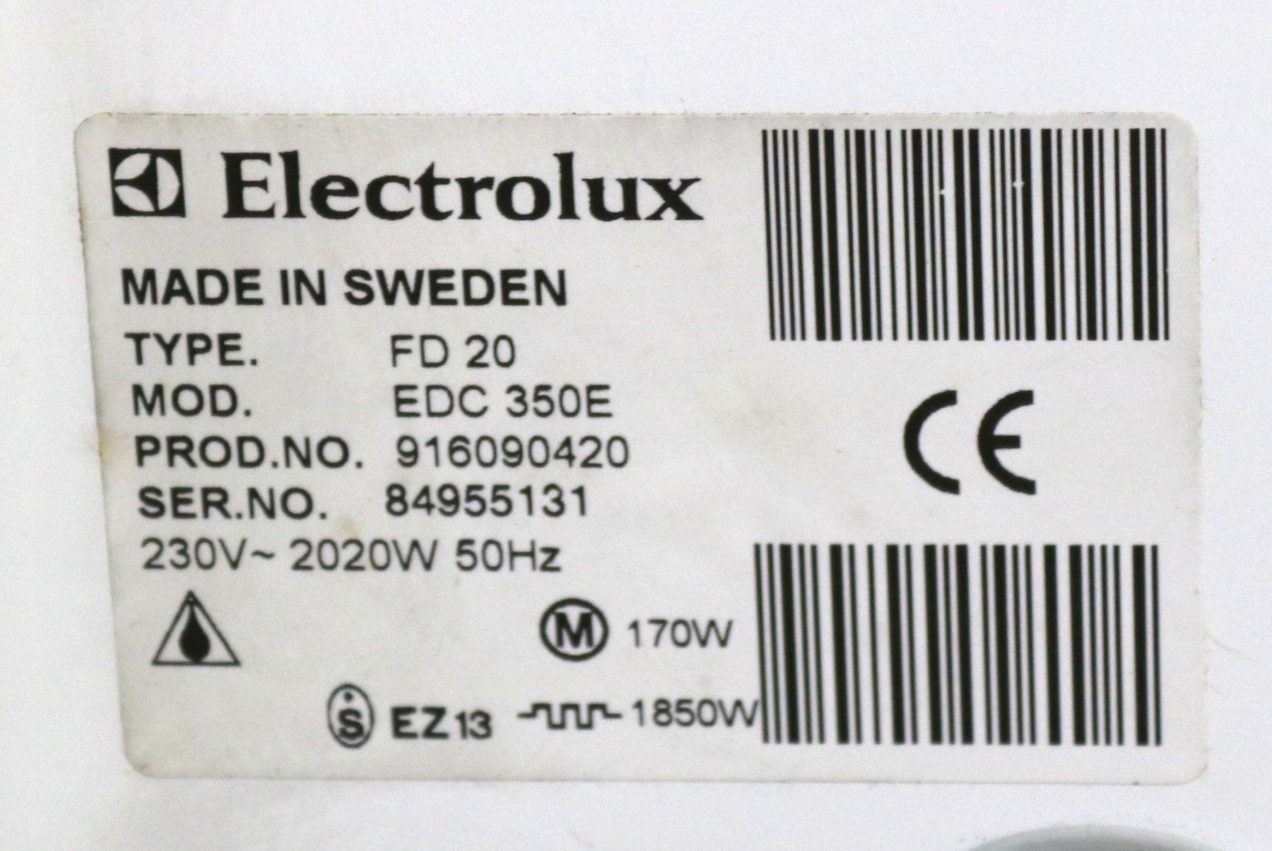 Electrolux Asciugatrici: ELECTROLUX Wäschetrockner Modell EDC 360E – Usato da Volketswil venduto da brockipfannenstil 7