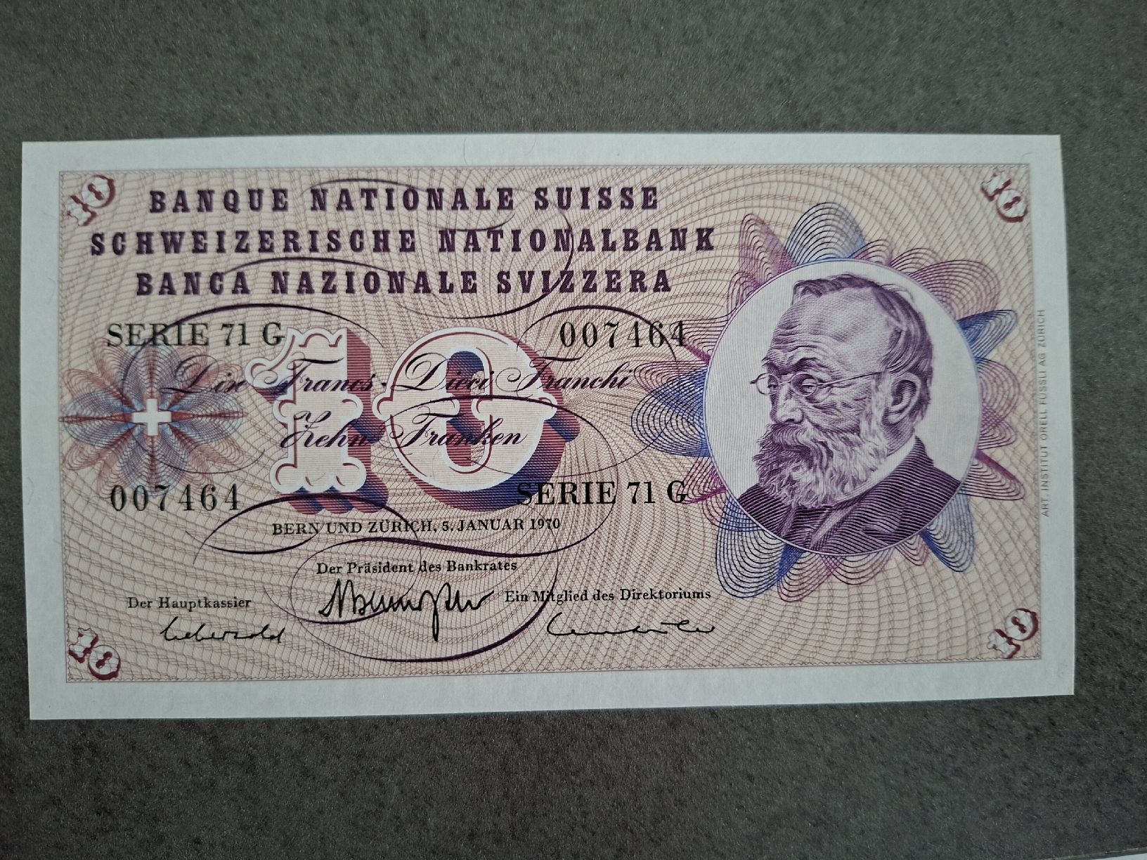 Banconote: Banknoten "Ungefaltet"-5.Emission – Usato da Horw venduto da Benny24 3