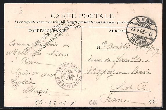 Cartoline postali: Bern, Milchfuhrmann mit seinem Hundegesp – Usato da Berlin venduto da bartko-reher 1