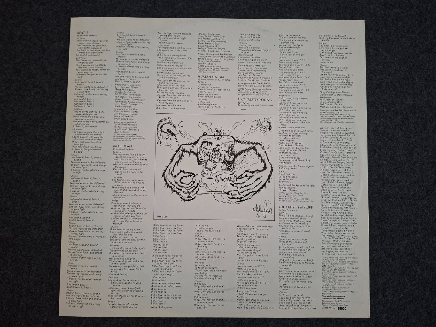 Dischi in vinile: Michael Jackson, Thriller, LP – Usato da Merenschwand venduto da lea61 2