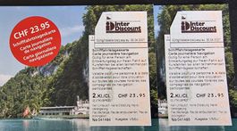 2 x Cartes journalières Navigation. 2.KL./CL.