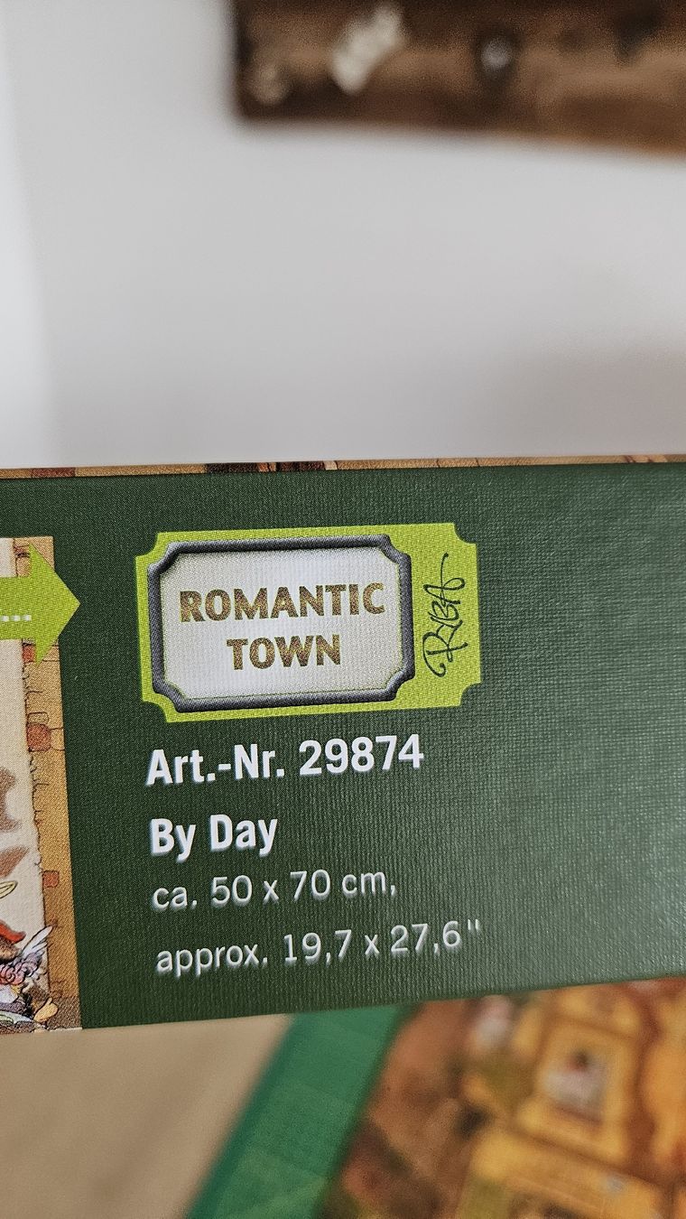 Heye Puzzle: Heye Puzzle 'Romantic Town By Day', Michael Ryba – Nuovo (secondo la descrizione) da Teufen AR venduto da patchouli13 1