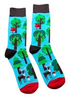 Socken Wald / Wildschwein / Fuchs / Pilz / Mushrooms / Fox
