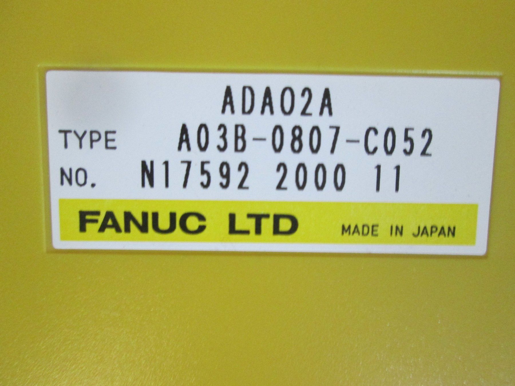 Fanuc Componenti elettronici: Fanuc SPS Baugruppe – Usato da Steffisburg venduto da Schwabis 5