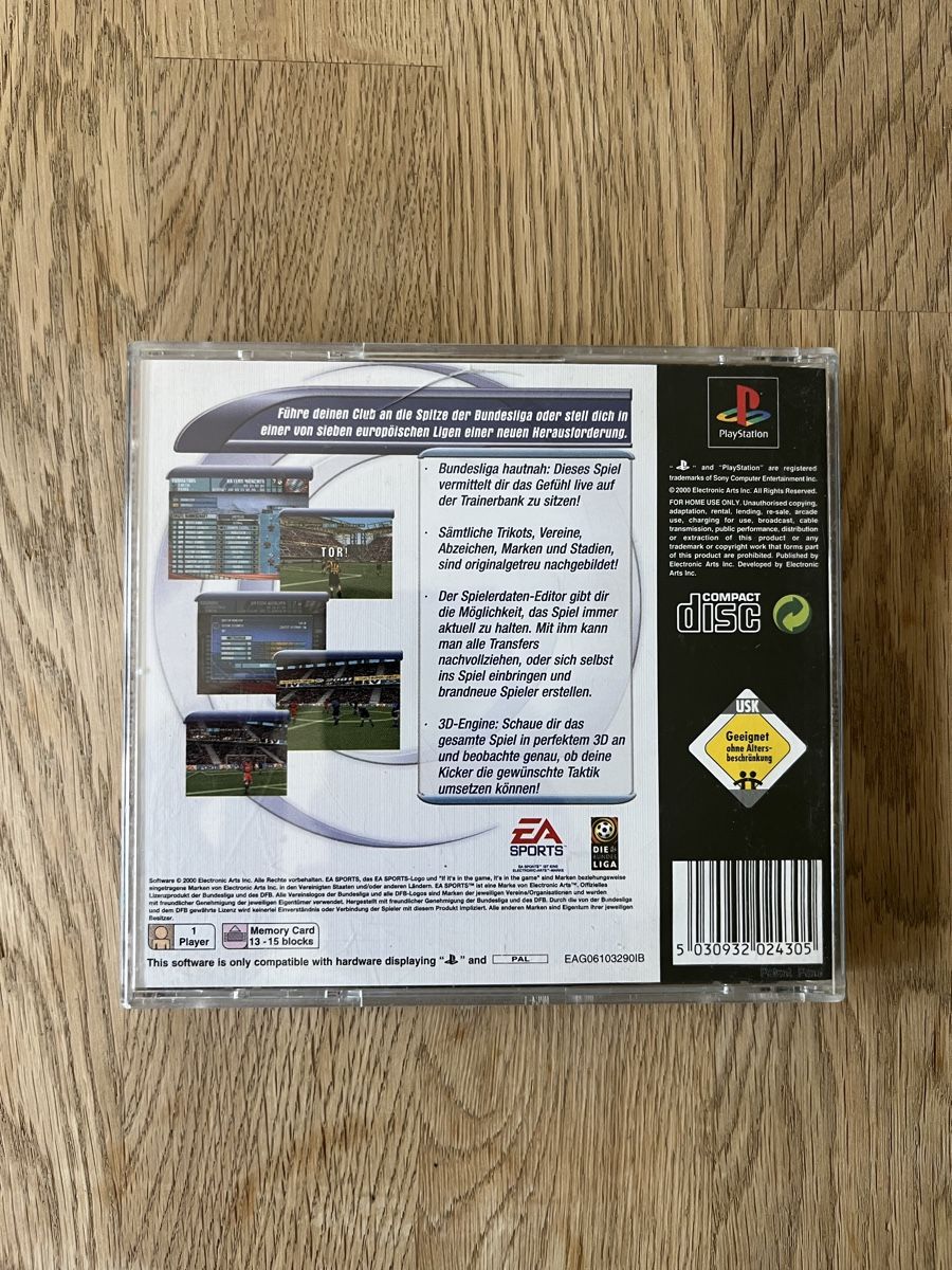 Giochi: Fussball Manager Bundesliga 2001 - PS1 – Usato da Baden venduto da tob_t8gw 1