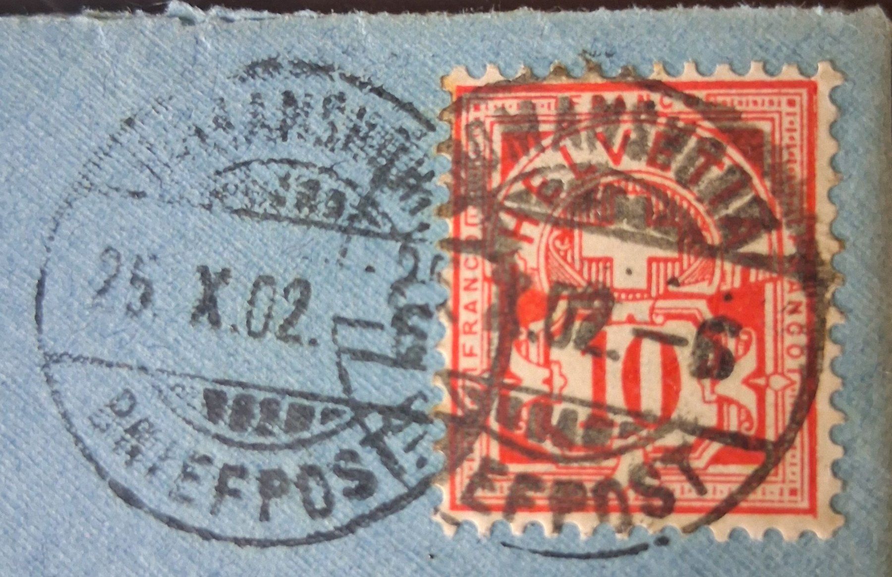 Tutti i francobolli: Briefumschlag Romanshorn-Winterthur, 1902 – Usato da Stalden (Sarnen) venduto da Salina_23 1
