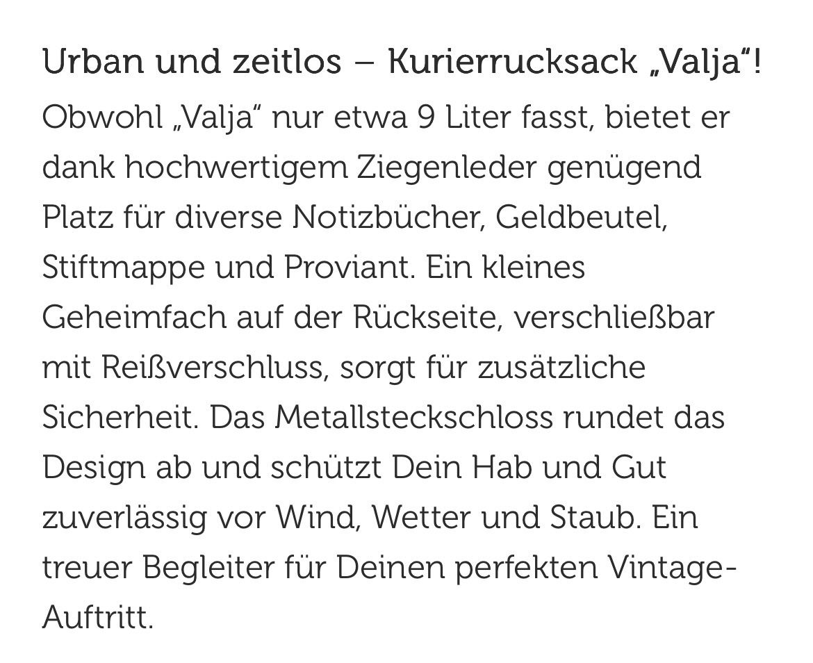 Zaini: Gusti Leder Rucksack – Usato da Illighausen venduto da Blauhausfrau12 7