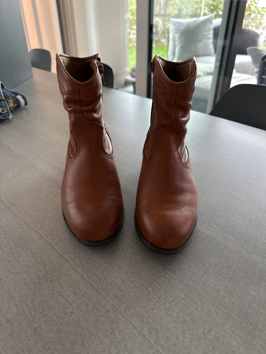 Scarpe da donna: Braune Leder-Stiefeletten Gr. 38 – Nuovo (secondo la descrizione) da Baar venduto da dag_q85r 2