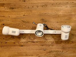 Weisse 3er Decken- / Wandstrahler Spots Lampe