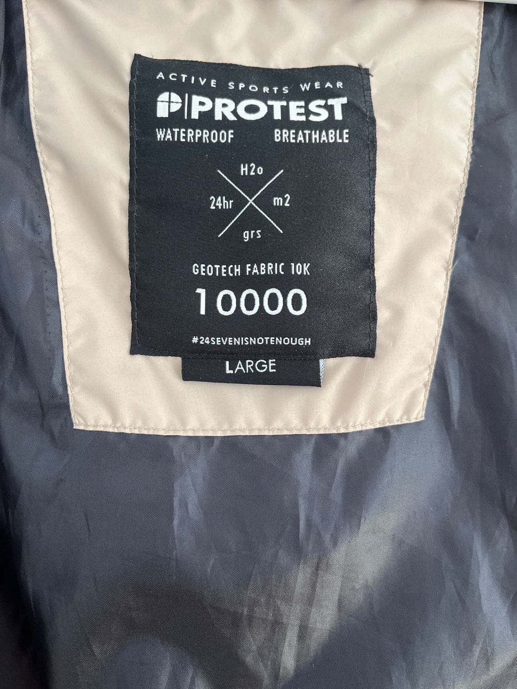 Protest Giacche: Protest Herren Jacke beige L halb Daunen – Usato da Zürich venduto da bretxo 6
