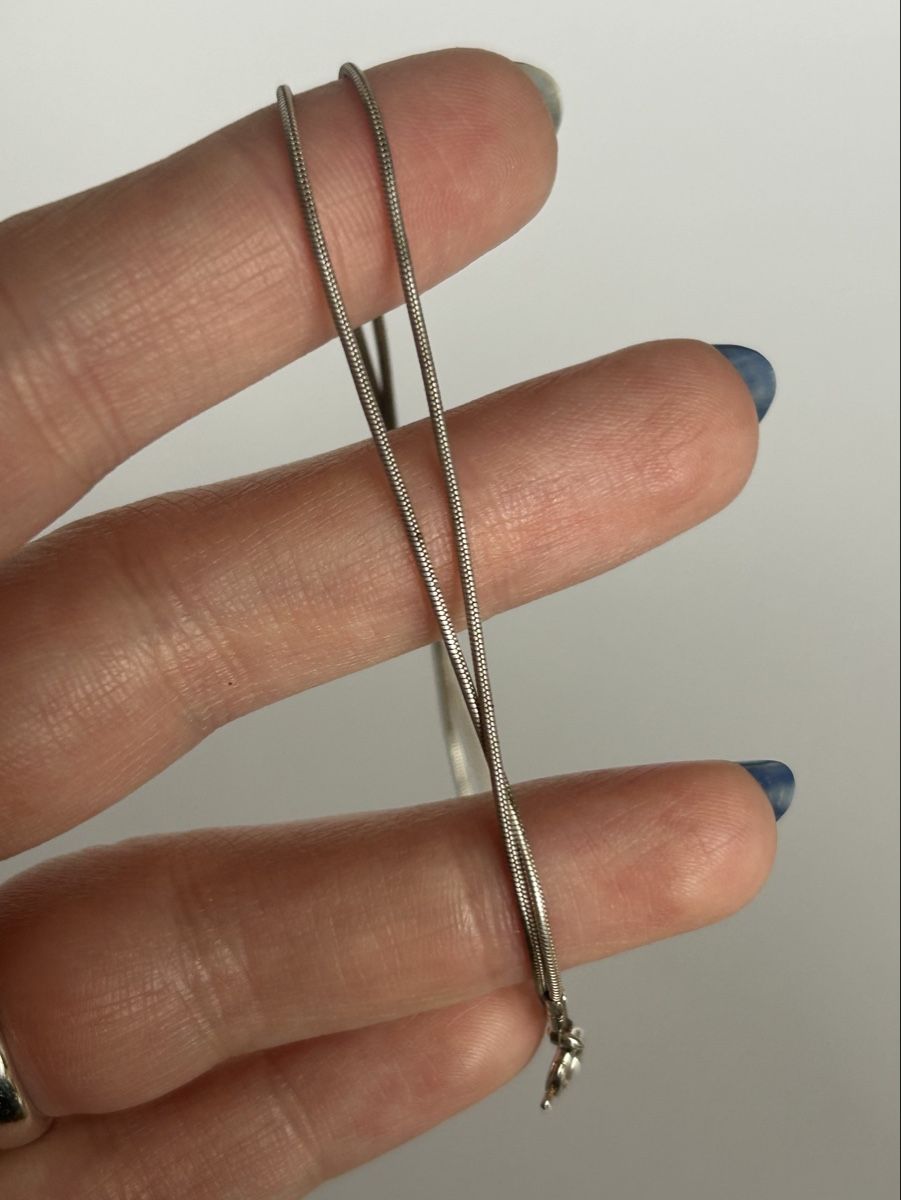 Colliers: Feine Silber Schlangenkette - 41cm – D'occasion à Bern par Ilikebluegems 1