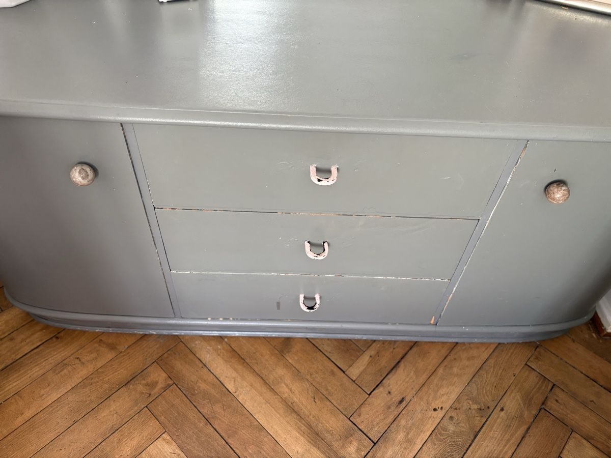 Commodes: Sideboard Anthrazit mit Spiegel – D'occasion à Bern par mer_s9n5 1