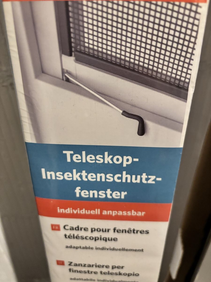 Altre Decorazioni per giardino: Telescopic Insect Screen for Windows - New & Unused! – Usato da Zürich venduto da O.Bond