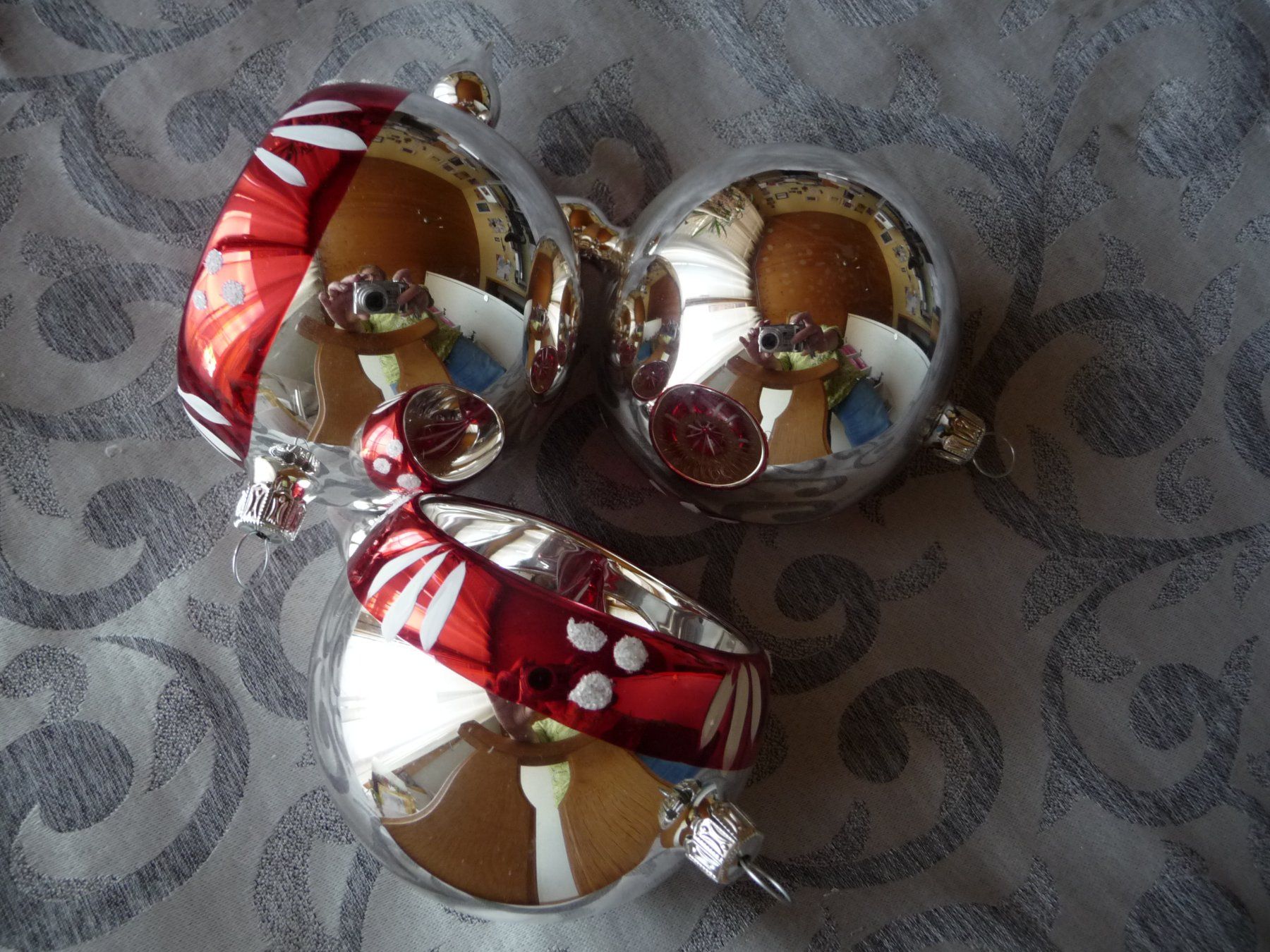 Alle Dekorationen: 3x Christbaumkugel mit Reflex Lauscha Wasserkugel – Neu und originalverpackt aus Alpnach Dorf von marvo 6