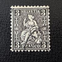 Sitzende Helvetia 1863, Nr. 29, gestempelt