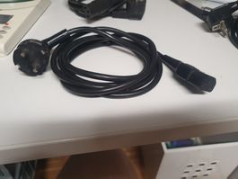 Netzkabel 230 V DE FR C13 Schuko Stromkabel 2 m